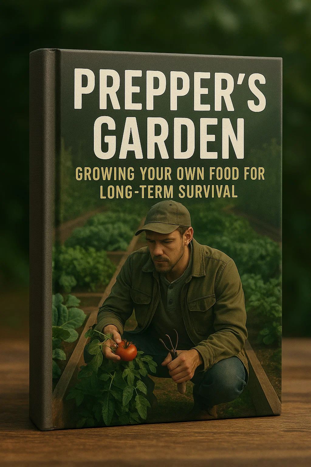 Prepper's Garden Ebook Mockup